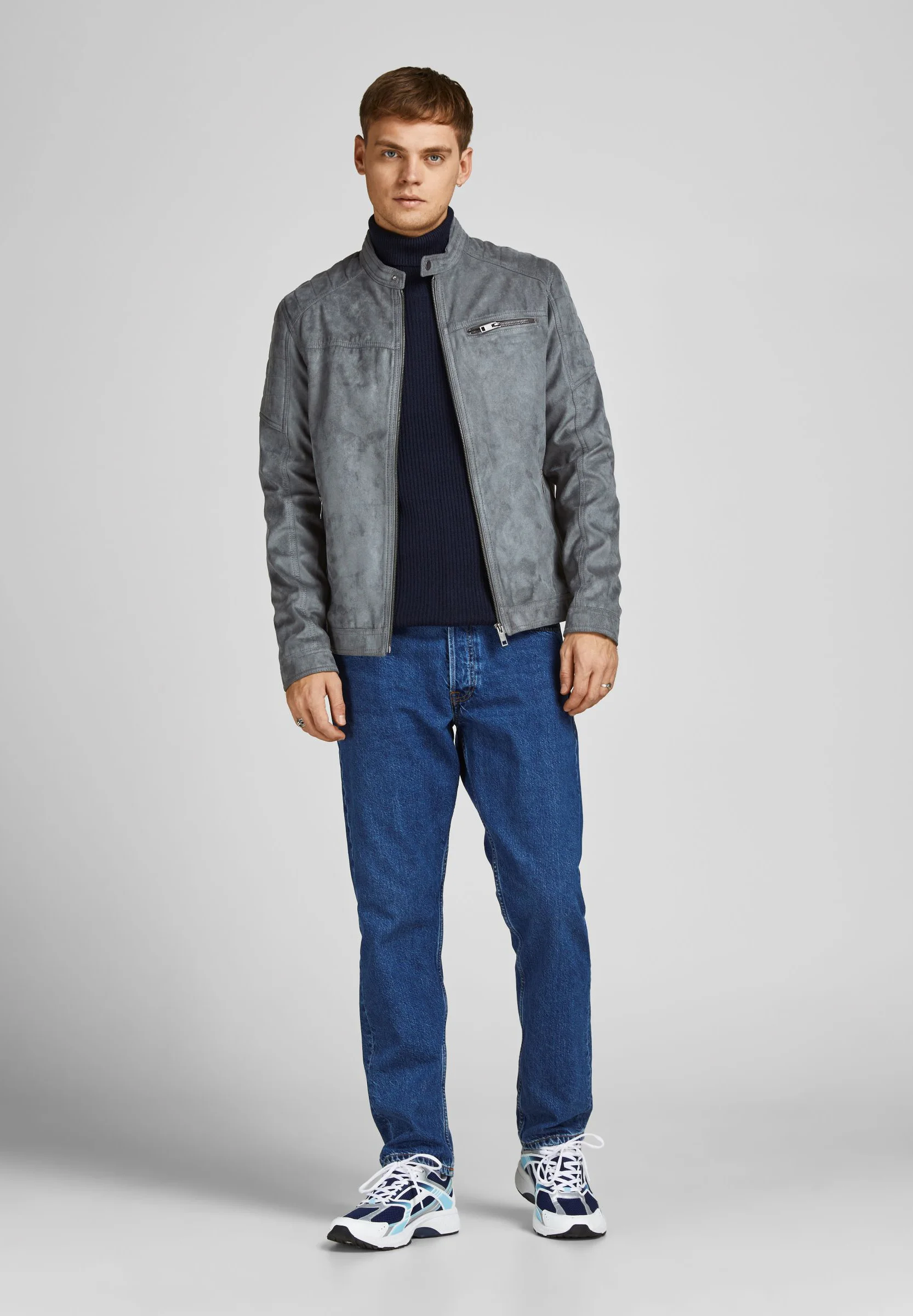 Jack & Jones JJEROCKY JACKET - Chaqueta de piel sintética