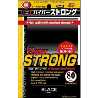 Schutzhüllen KMC Standard Sleeves Hyper Strong Black (80)