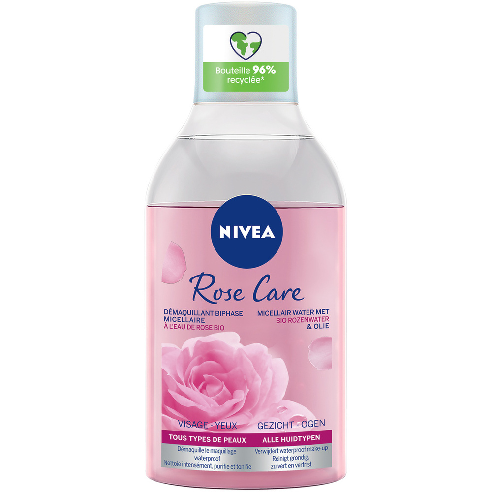 nivea MICELLAIR - Eau biphase à l'eau de Rose Démaquillant micellaire