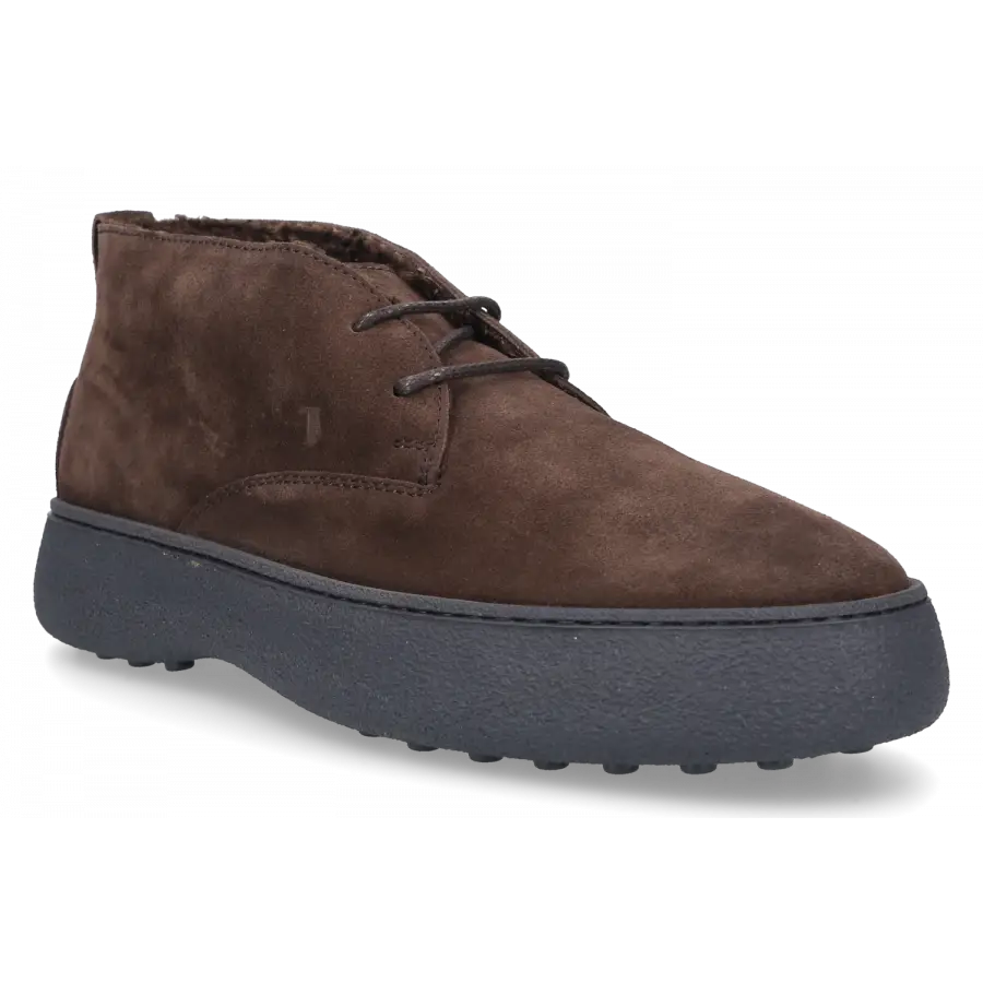 Tod's - Stiefeletten M09J0 Veloursleder - braun