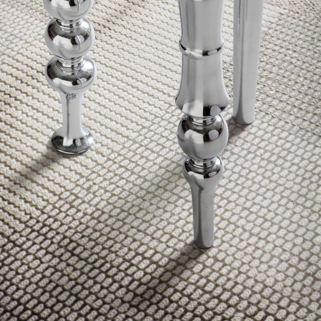 Wohnling Beistelltisch Metall Silber Sofatisch 44x44x63 cm Wohnzimmertisch Rund Abstelltisch Alu