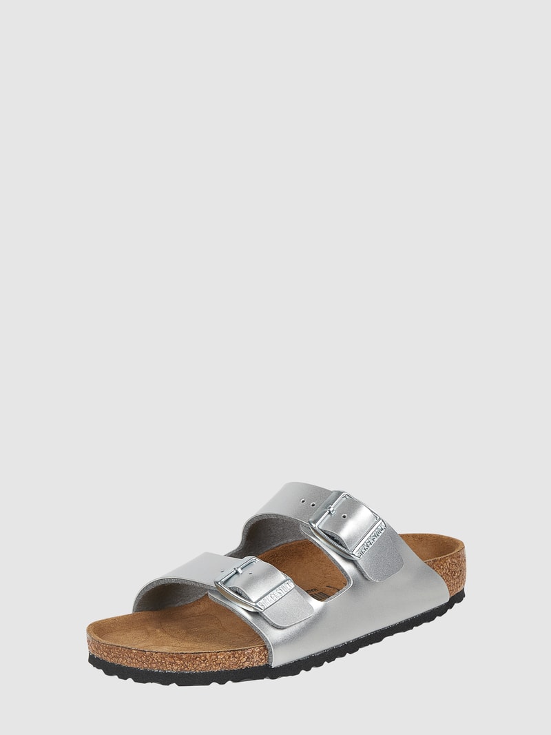Sandalen aus Birko-Flor® Modell 'Arizona' in silber
