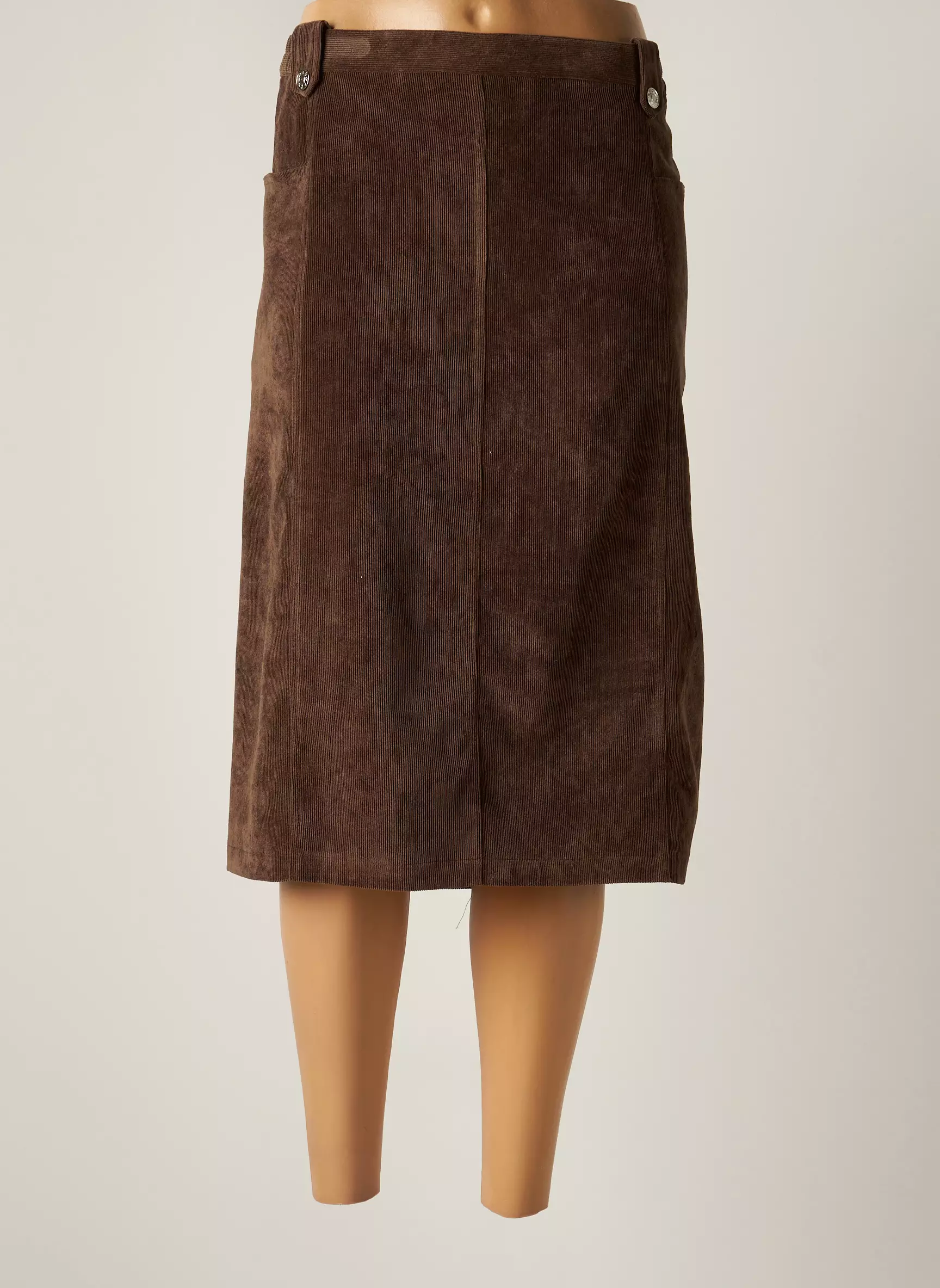 Valmode Jupes Mi Longues Femme couleur marron