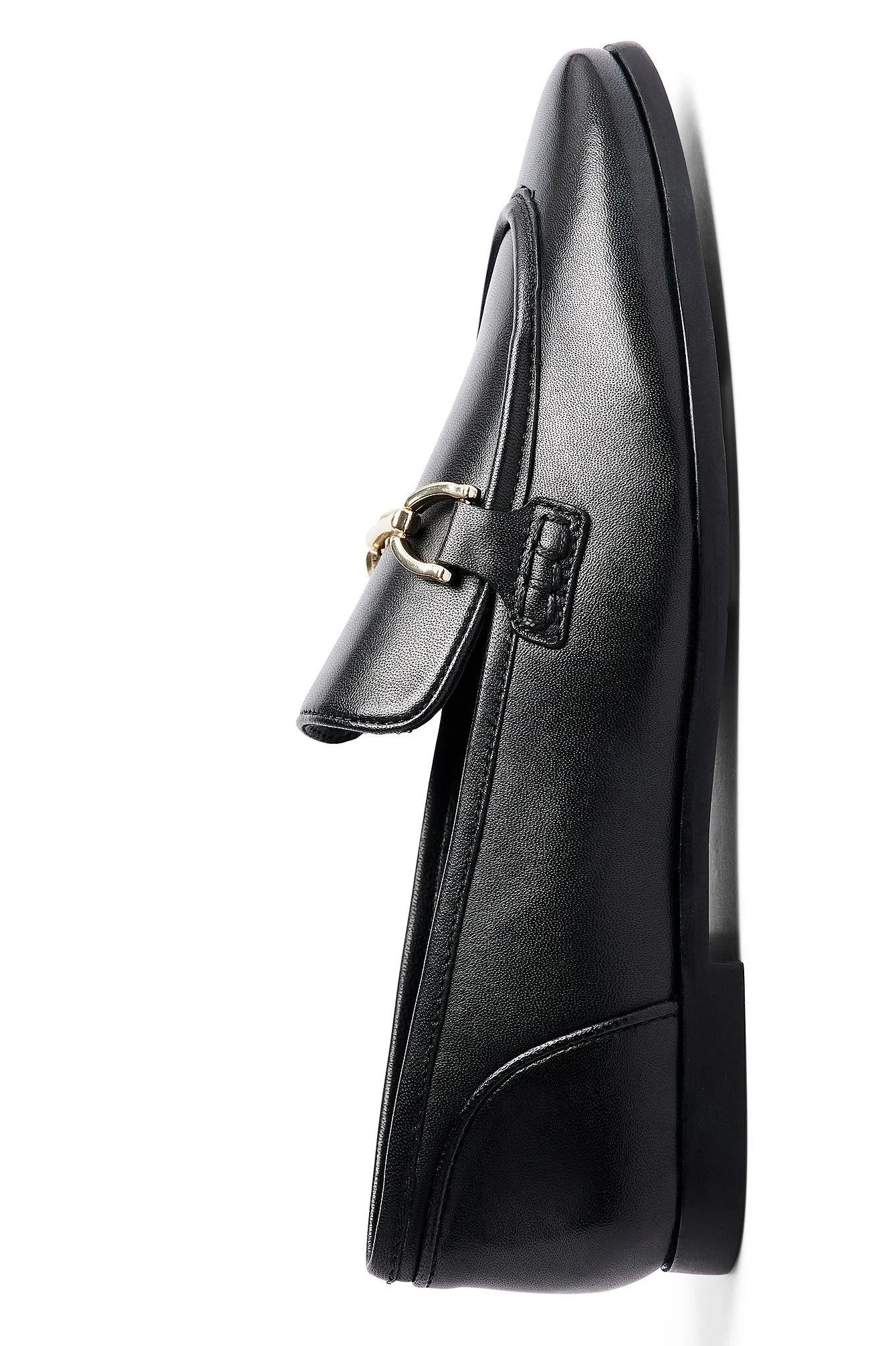 Schmale Leder-Loafer