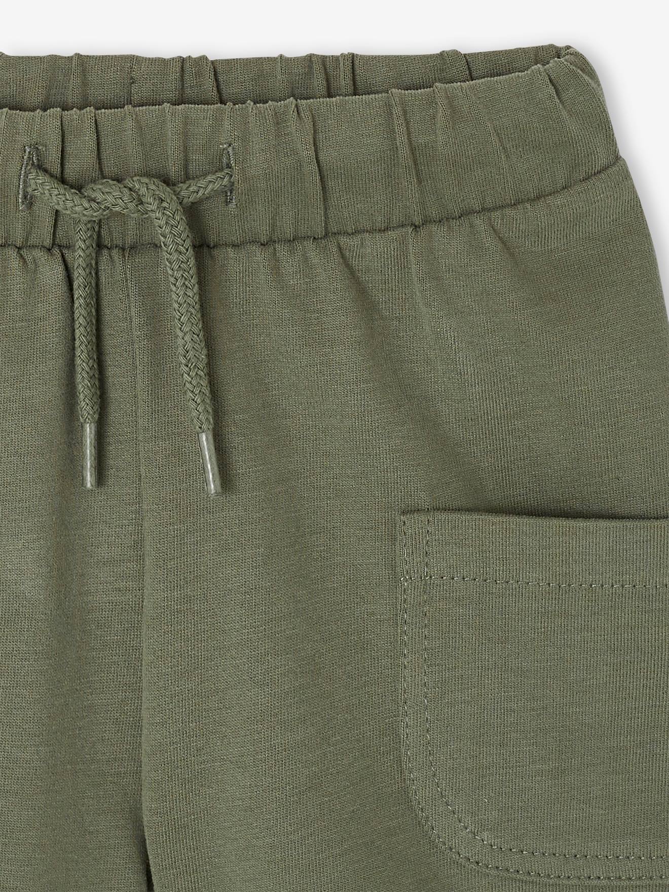 Vertbaudet Baby-Set: T-Shirt & Shorts Oeko-Tex - khaki