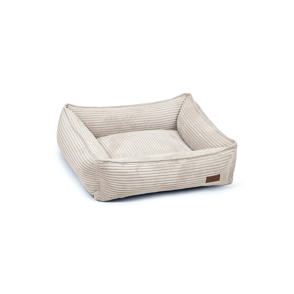 Designed by Lotte Hundebett Ribbed Hellgrau kaufen bei ZooRoyal
