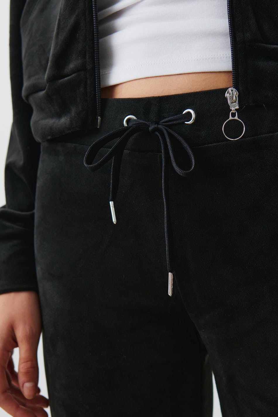 Velour trousers