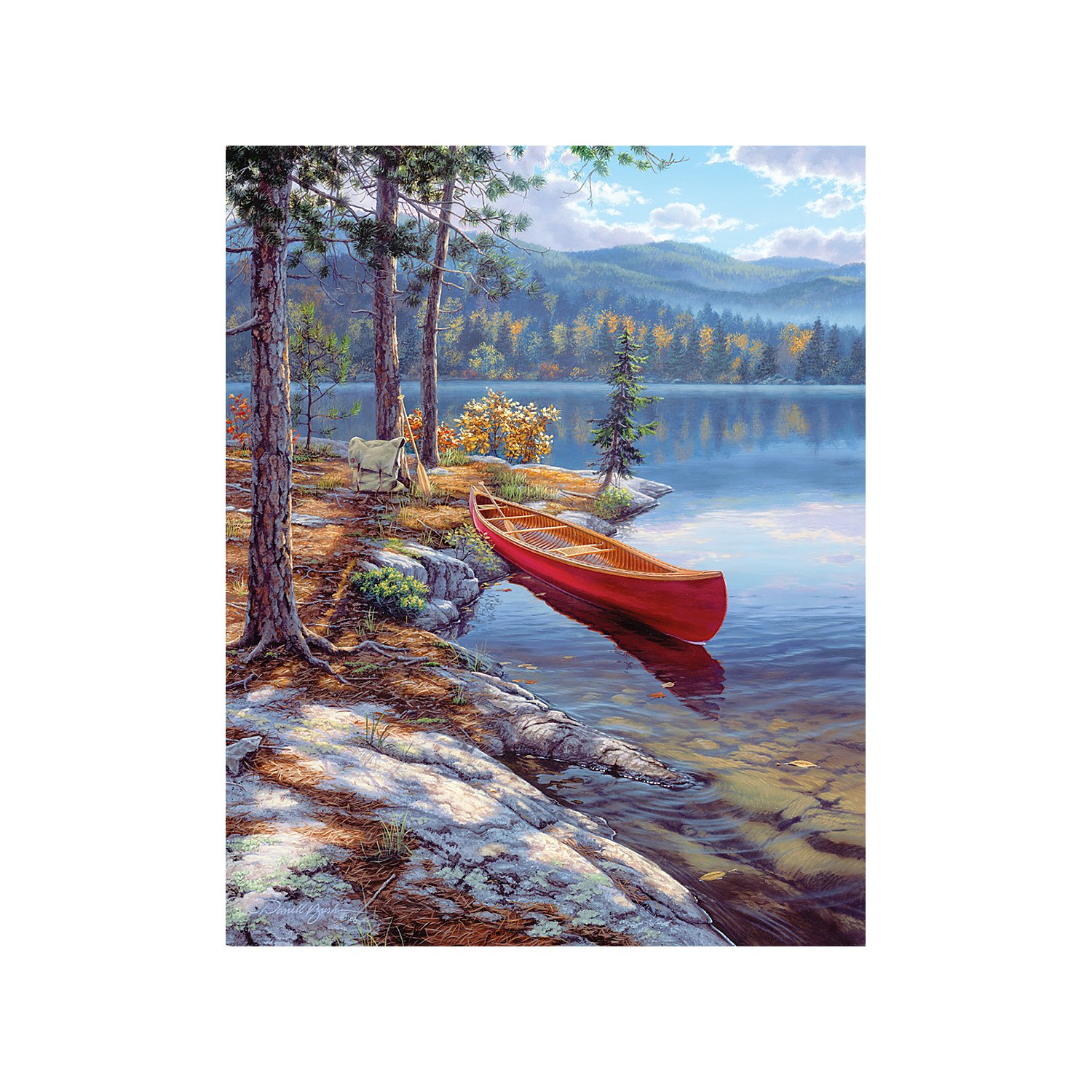 Malen nach Zahlen mit Acrylfarben 