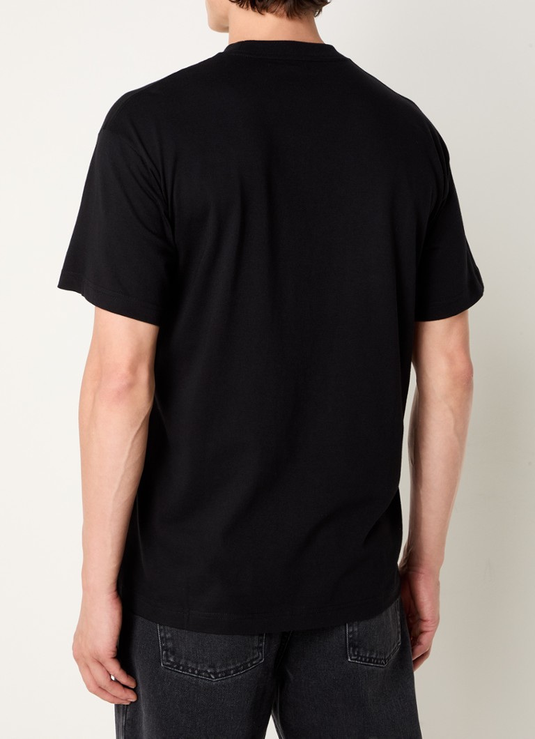 Tricou Carhartt WIP Noise din bumbac organic cu logo imprimat.