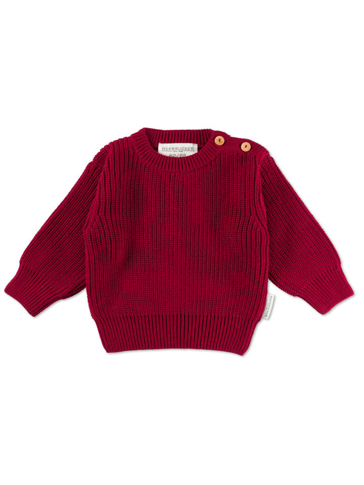 Hofbrucker Strickpullover in cranberry günstig kaufen