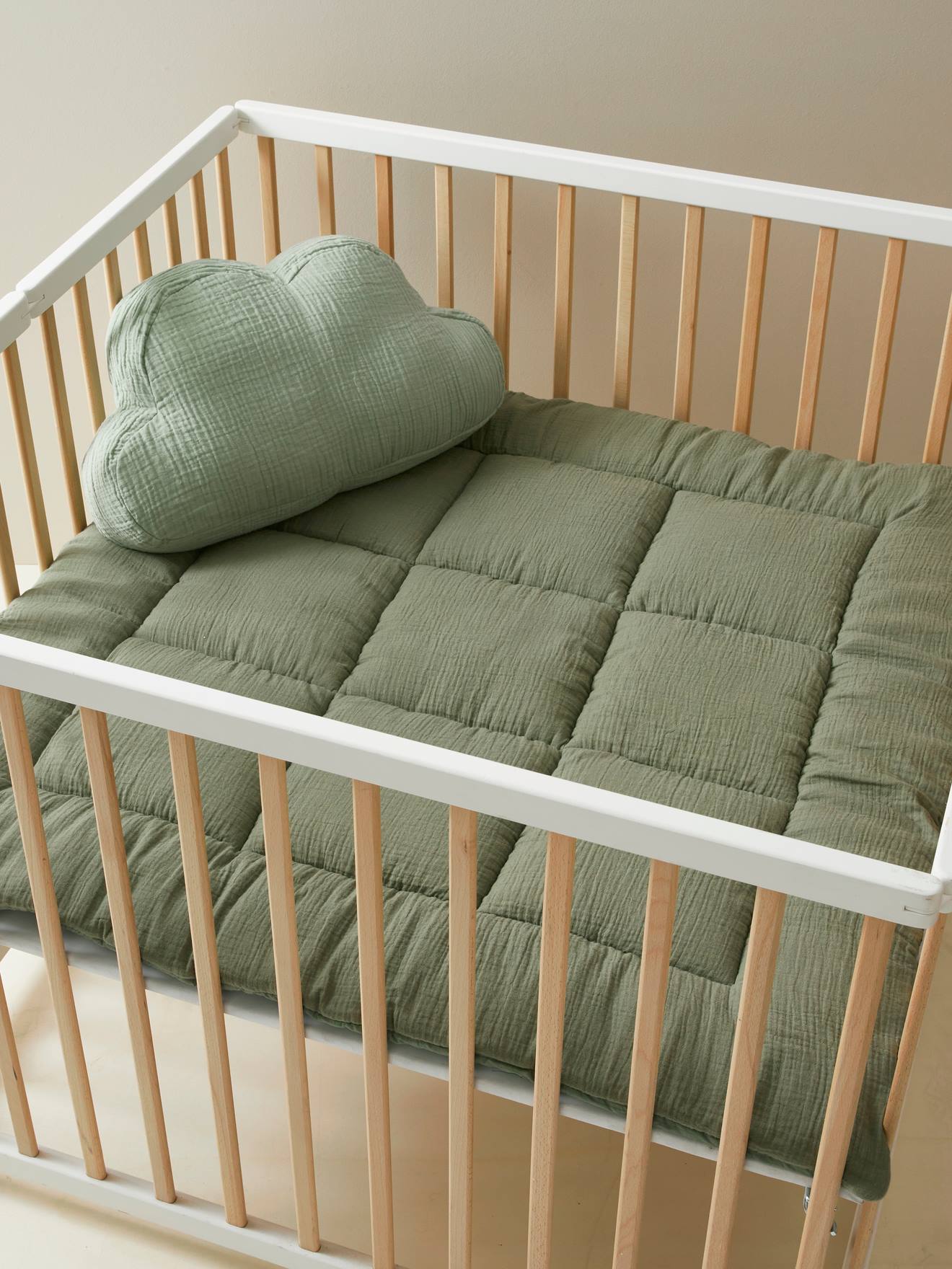 Vertbaudet Baby Spieldecke/ Laufstalleinlage Oeko-Tex - ocker