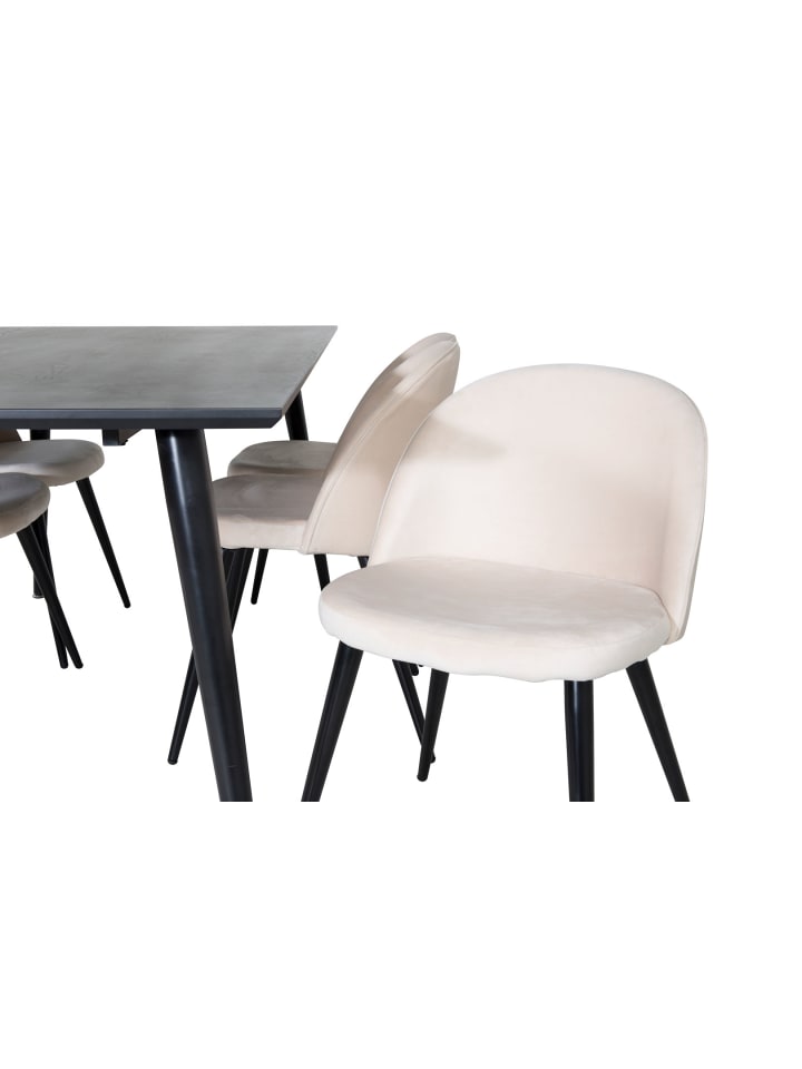 ebuy24 Essgruppe Dipp 49 (7-teilig) Beige 90 x 180 cm günstig kaufen onesize