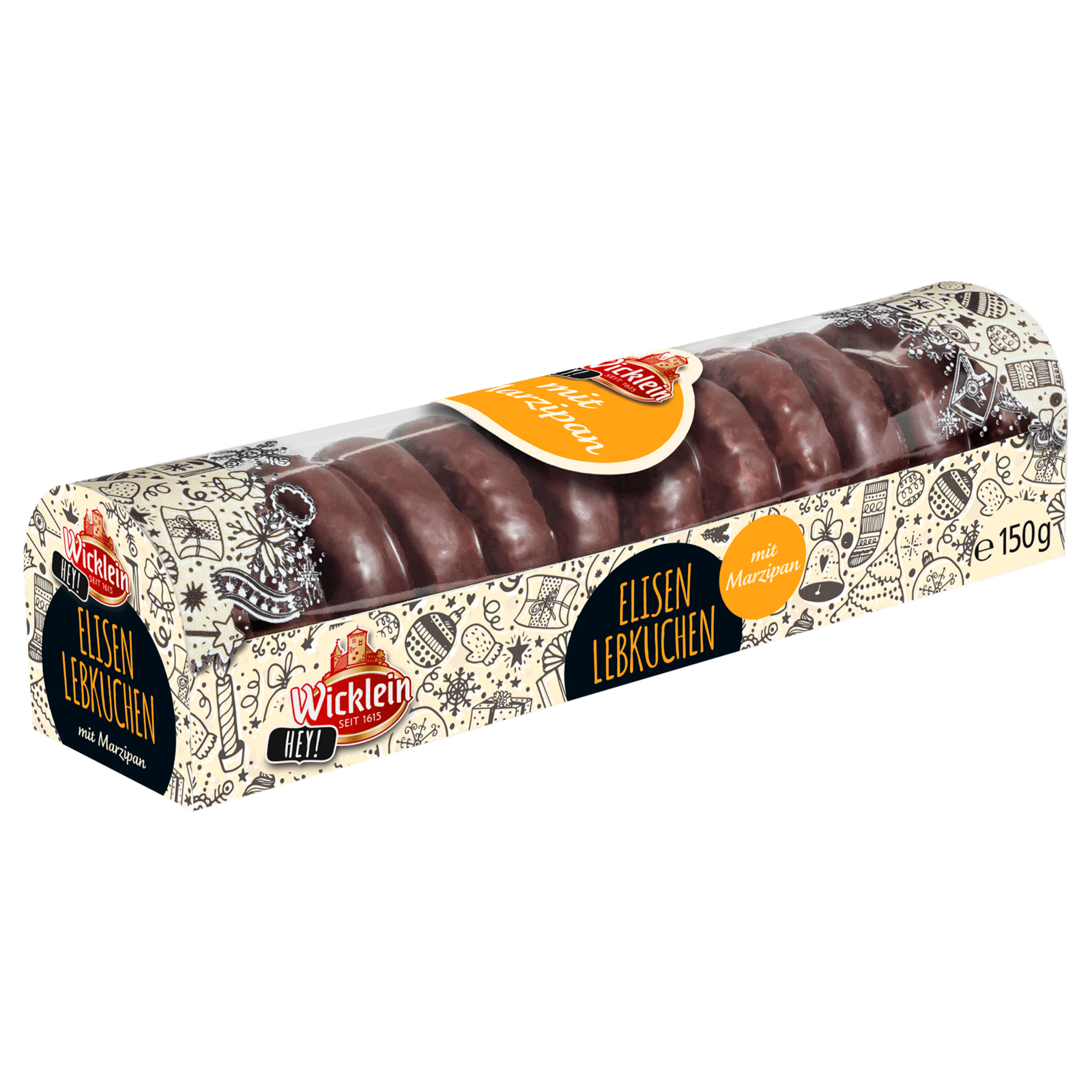Wicklein Mini Elisen Lebkuchen Marzipan Schoko 150g
