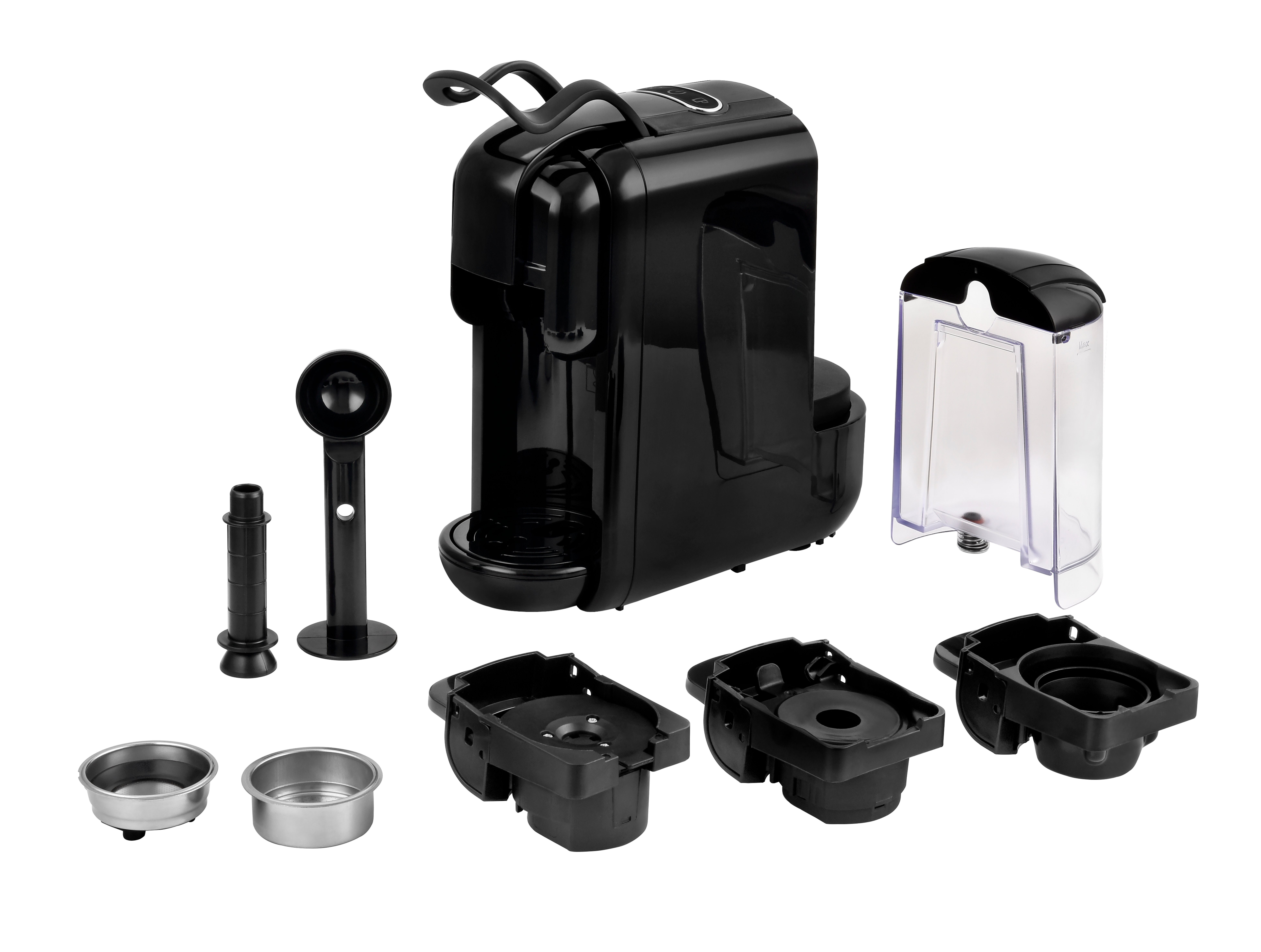 Team Kalorik Kapsel-/Kaffeepadmaschine BrewCraft Pro, 4-in-1 Kaffeemaschine: Nespresso, Dolce Gusto, Kaffeepulver & Pads