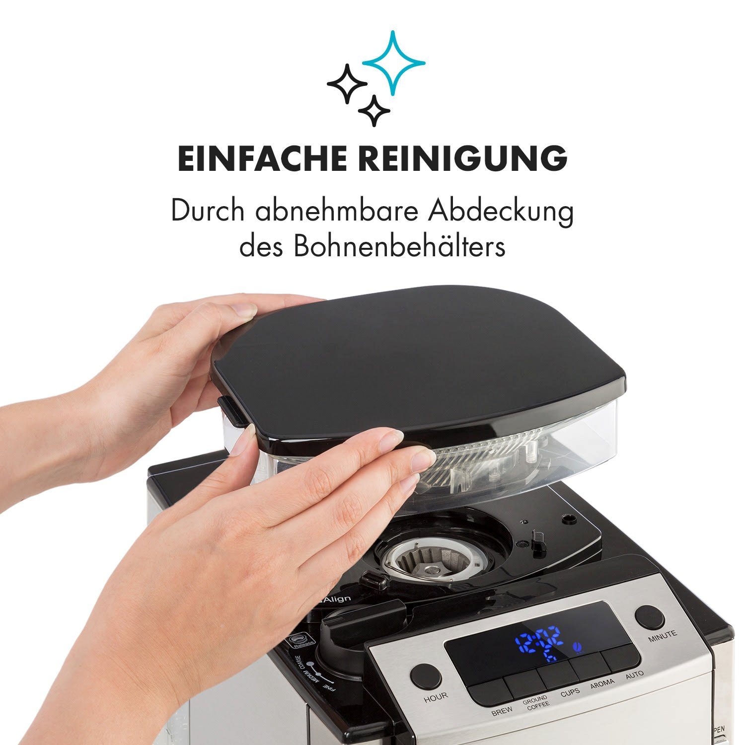 Klarstein Filterkaffeemaschine Aromatica X, 0l Kaffeekanne