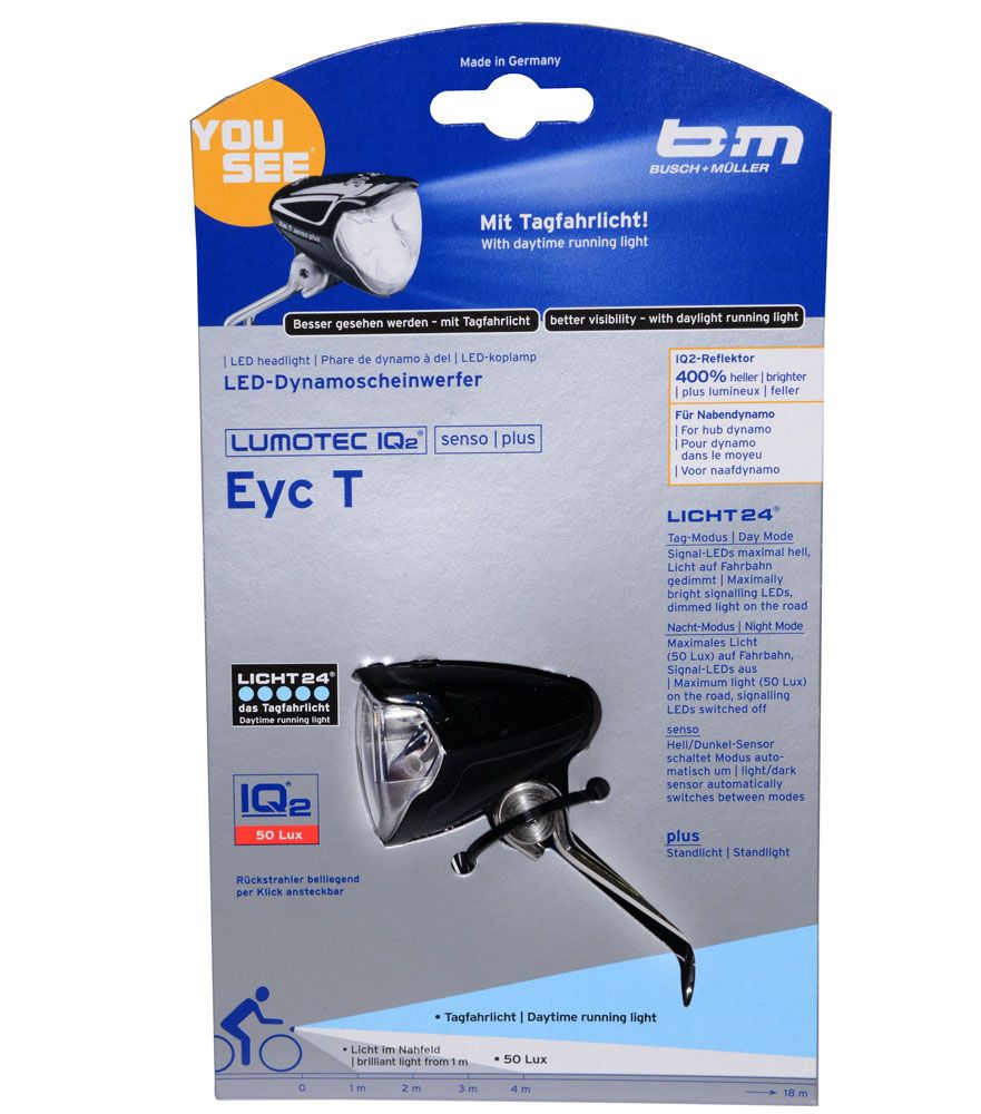 Busch + Müller Lumotec Eyc T senso plus LED Scheinwerfer