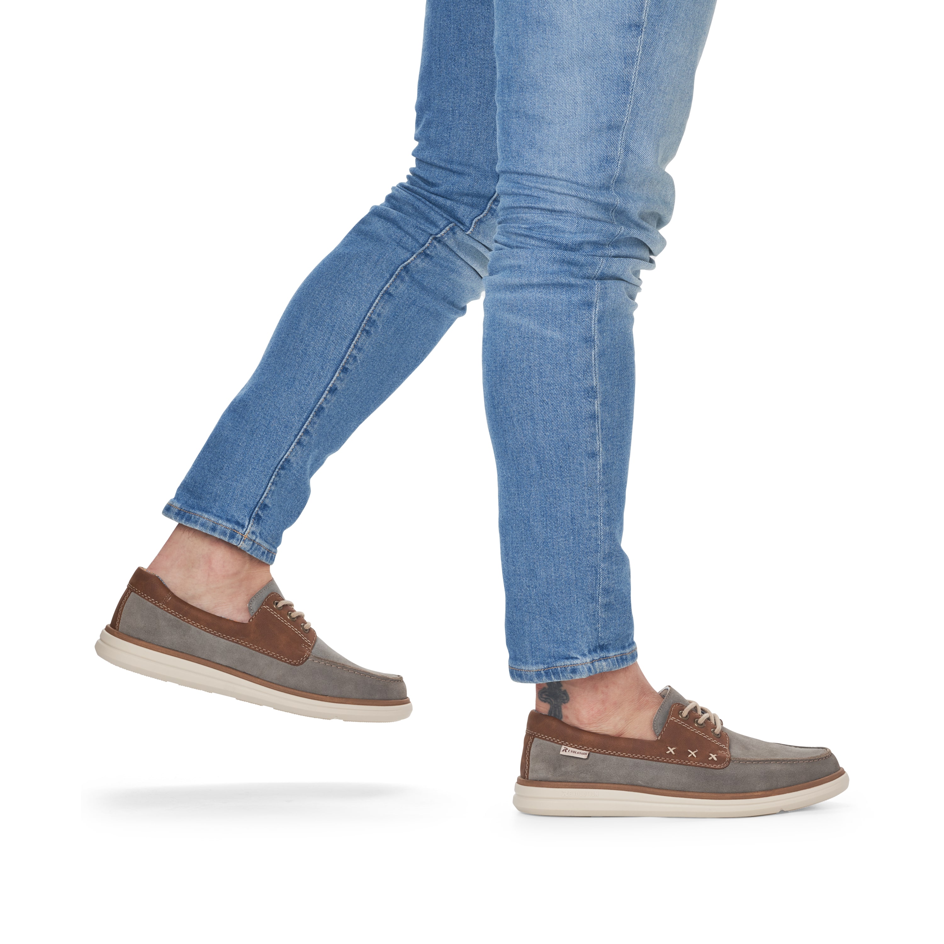 Rieker Herren Slipper quartz grey