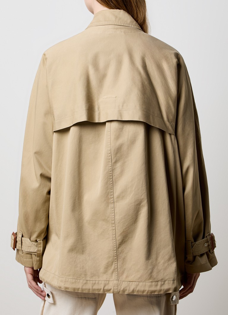 Isabel Marant  Dusika double-breasted trenchcoat van biologisch katoen