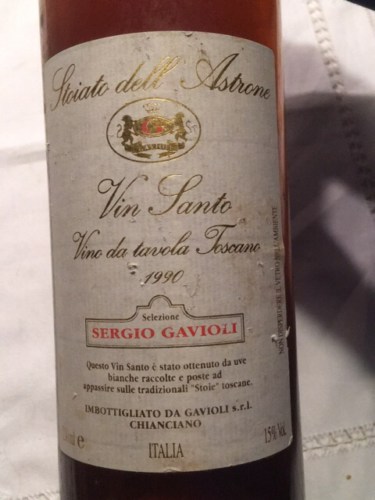 GavioliStoiato dell'Astrone Vin Santo del Chianti 2013