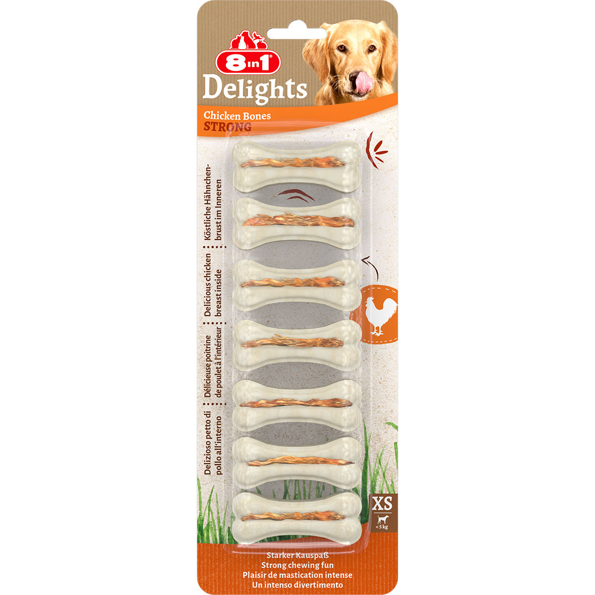8in1 Delights Kauknochen Strong günstig kaufen bei ZooRoyal