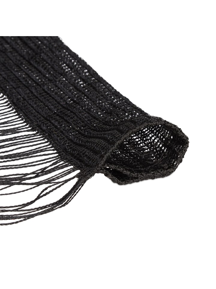 relaxdays 2 x Fadenvorhang in Schwarz - (B)90 x (H)245 cm günstig kaufen onesize
