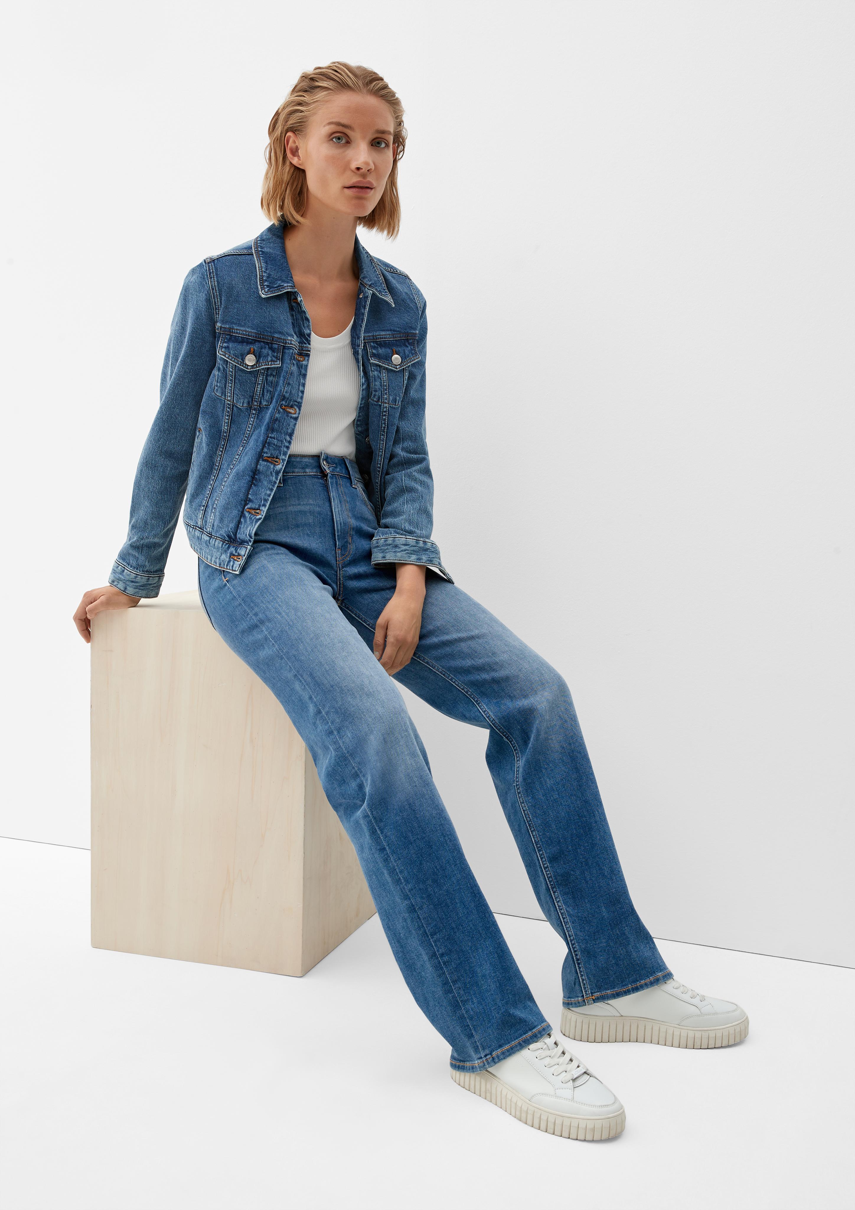 Jeans Karolin / Regular Fit / Mid Rise / Straight Leg   04.899.71.6676-53Z6