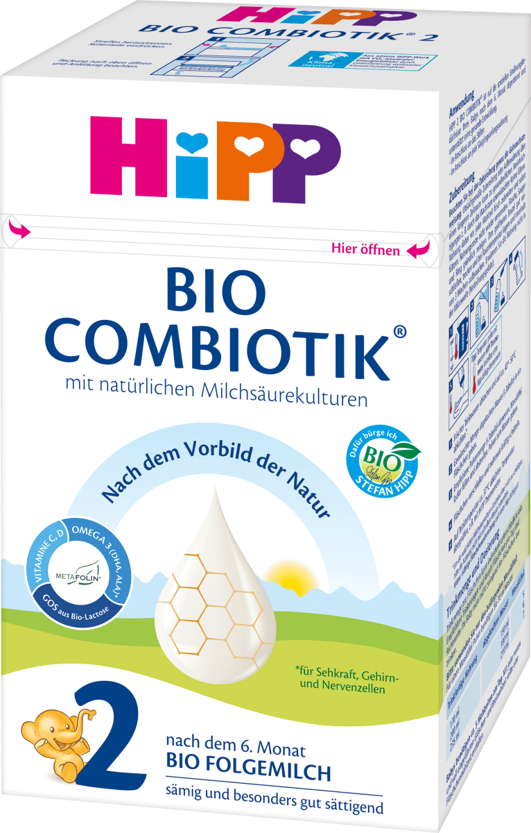 Folgemilch 2 Combiotik nach dem 6. Monat, 600 g