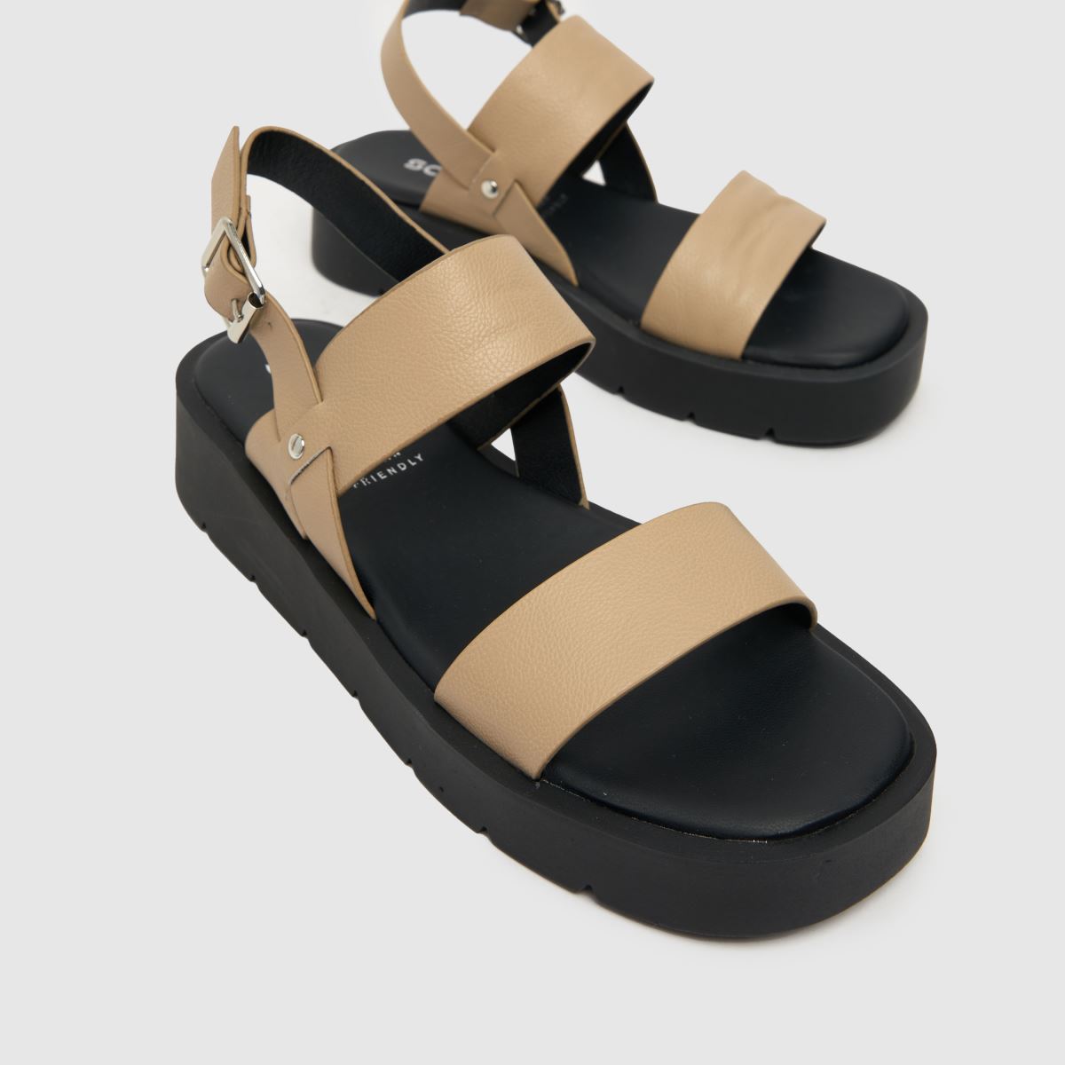 Masivní sandály Shoe Tayla v přírodní barvě
