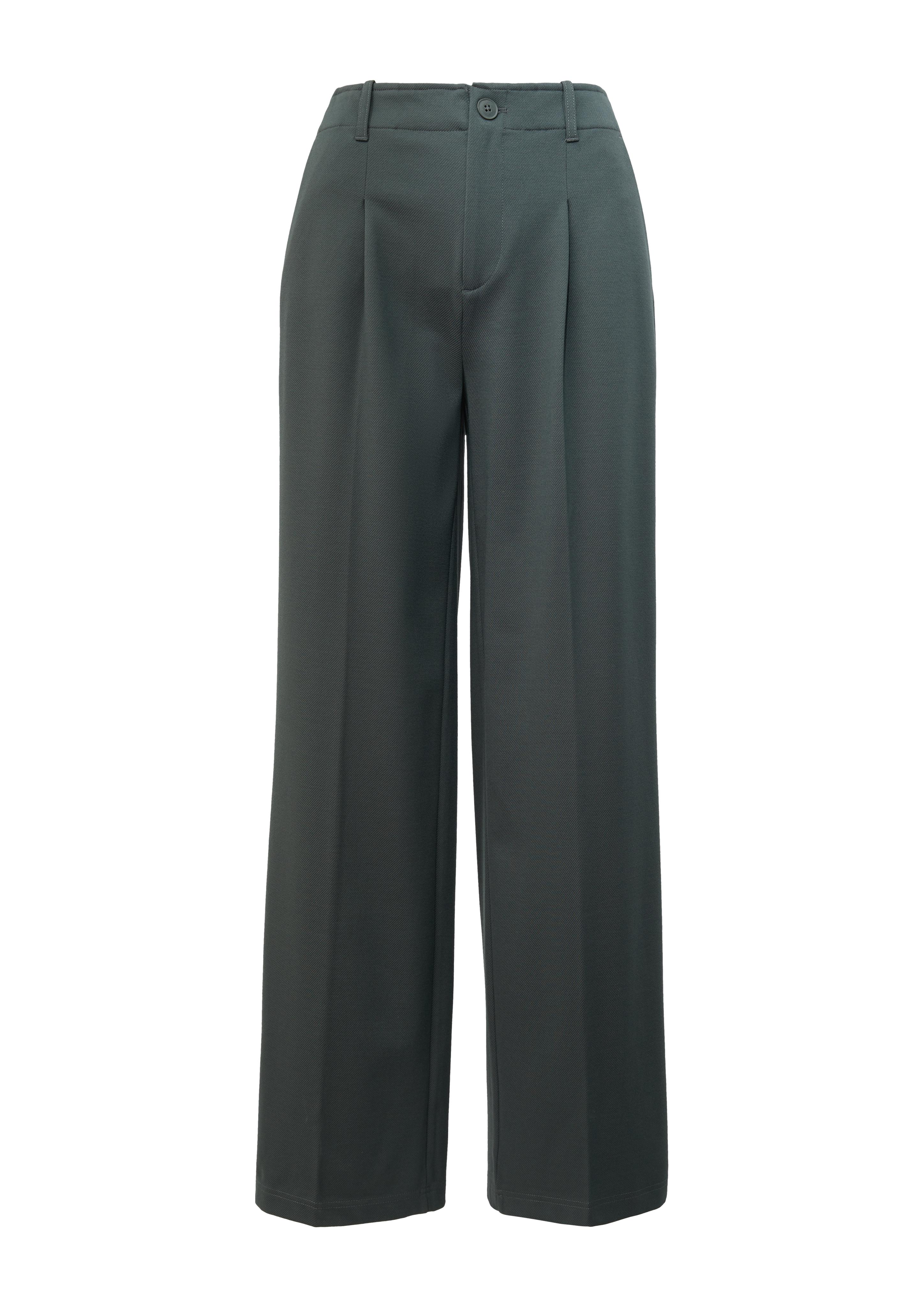 Regular: Twill-Hose mit Wide Leg  2133509-7909
