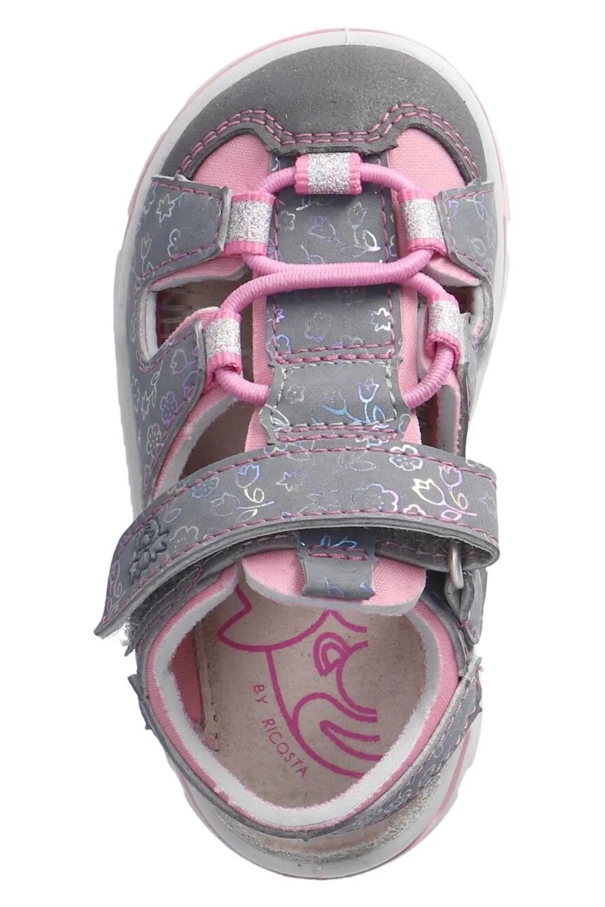 pepino  Sandalette - Grau - Flacher Absatz
