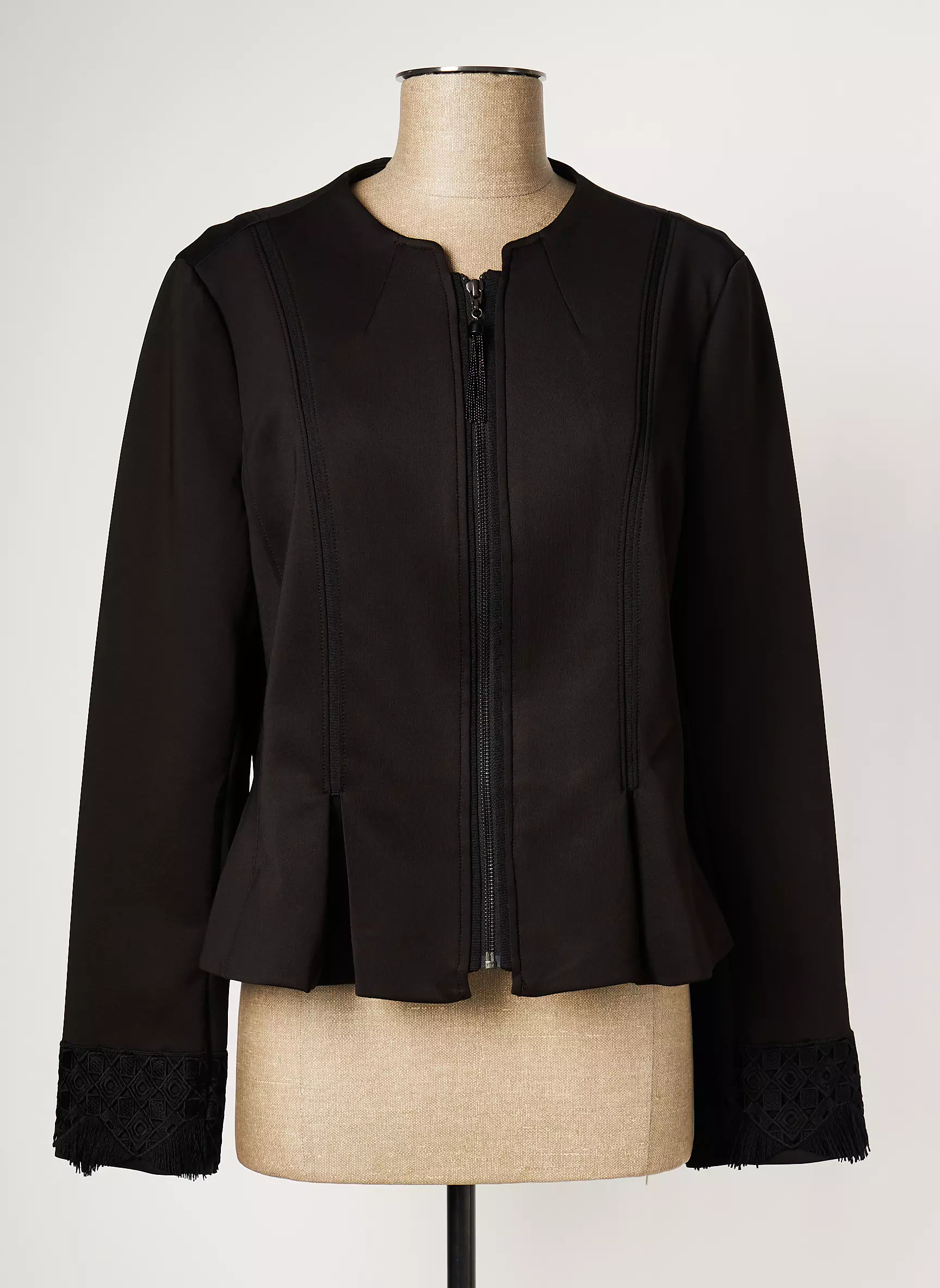 Leslie Vestecasual Femme couleur noir