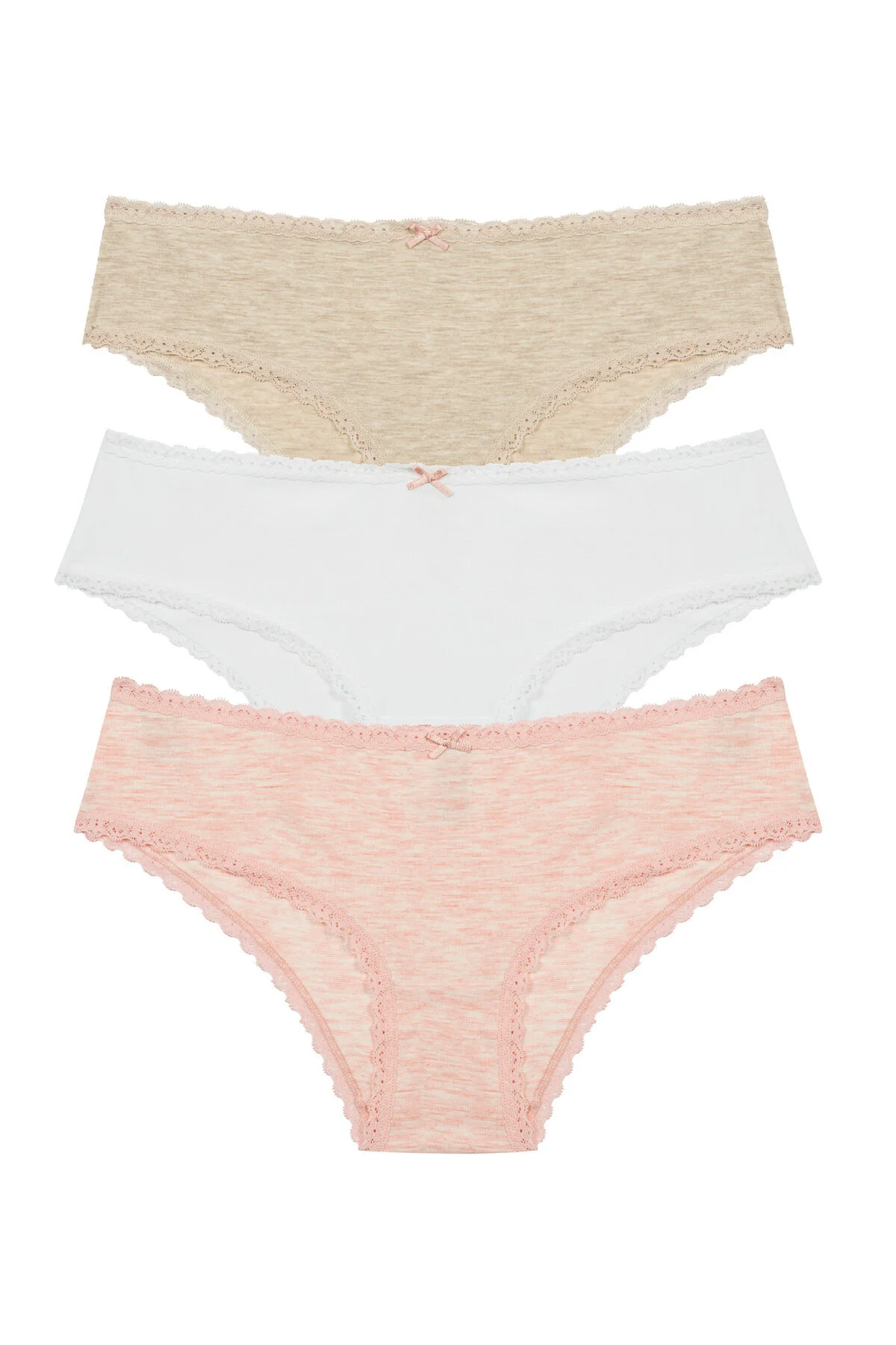 Penti  Beigefarbene Hipster-Höschen im 3er-Pack von Daily Lace