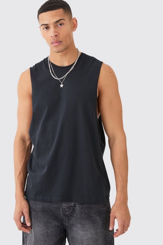 Oversize Tanktop mit Judas Priest Print