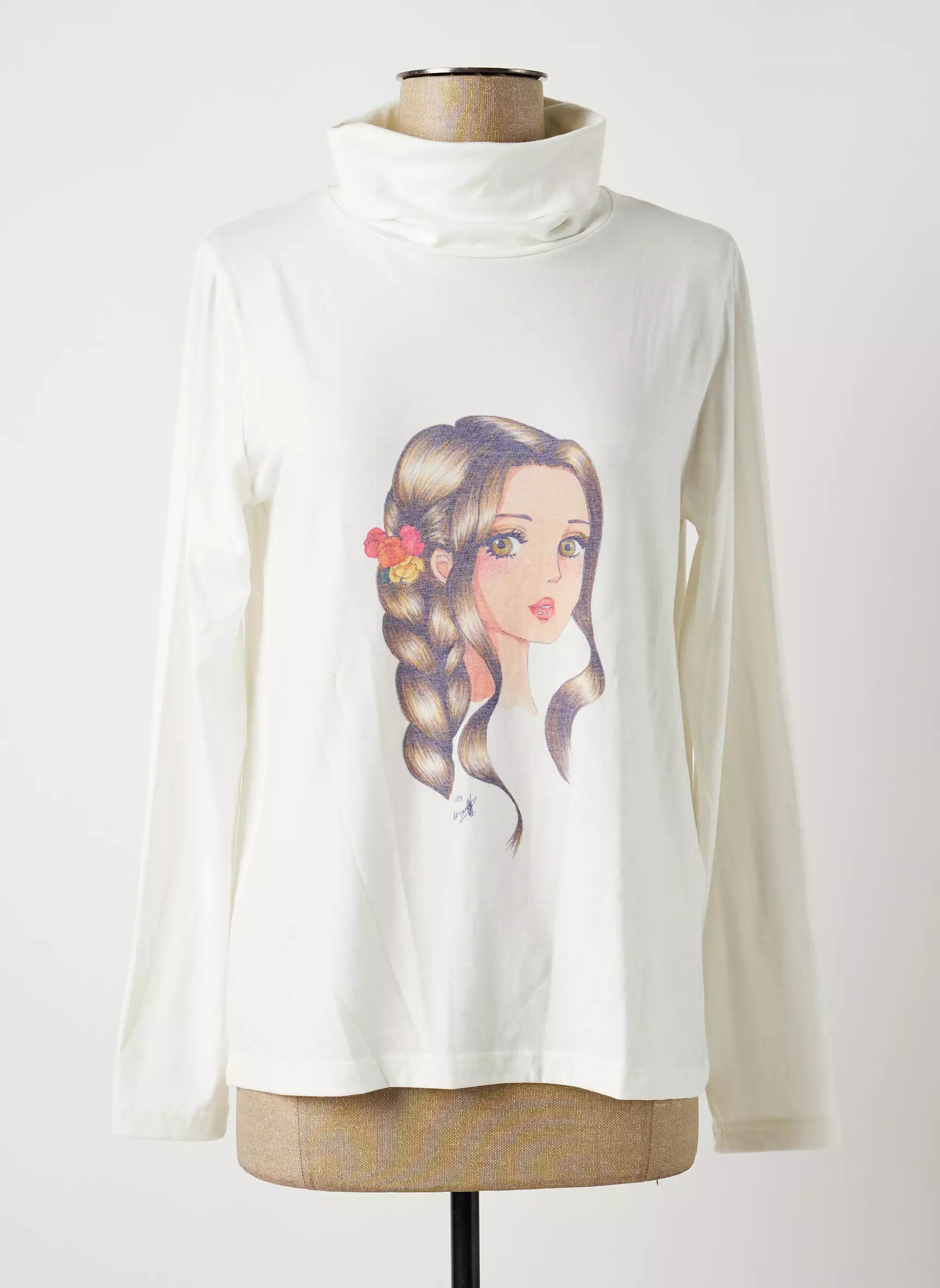 Md M Tshirts Femme couleur blanc