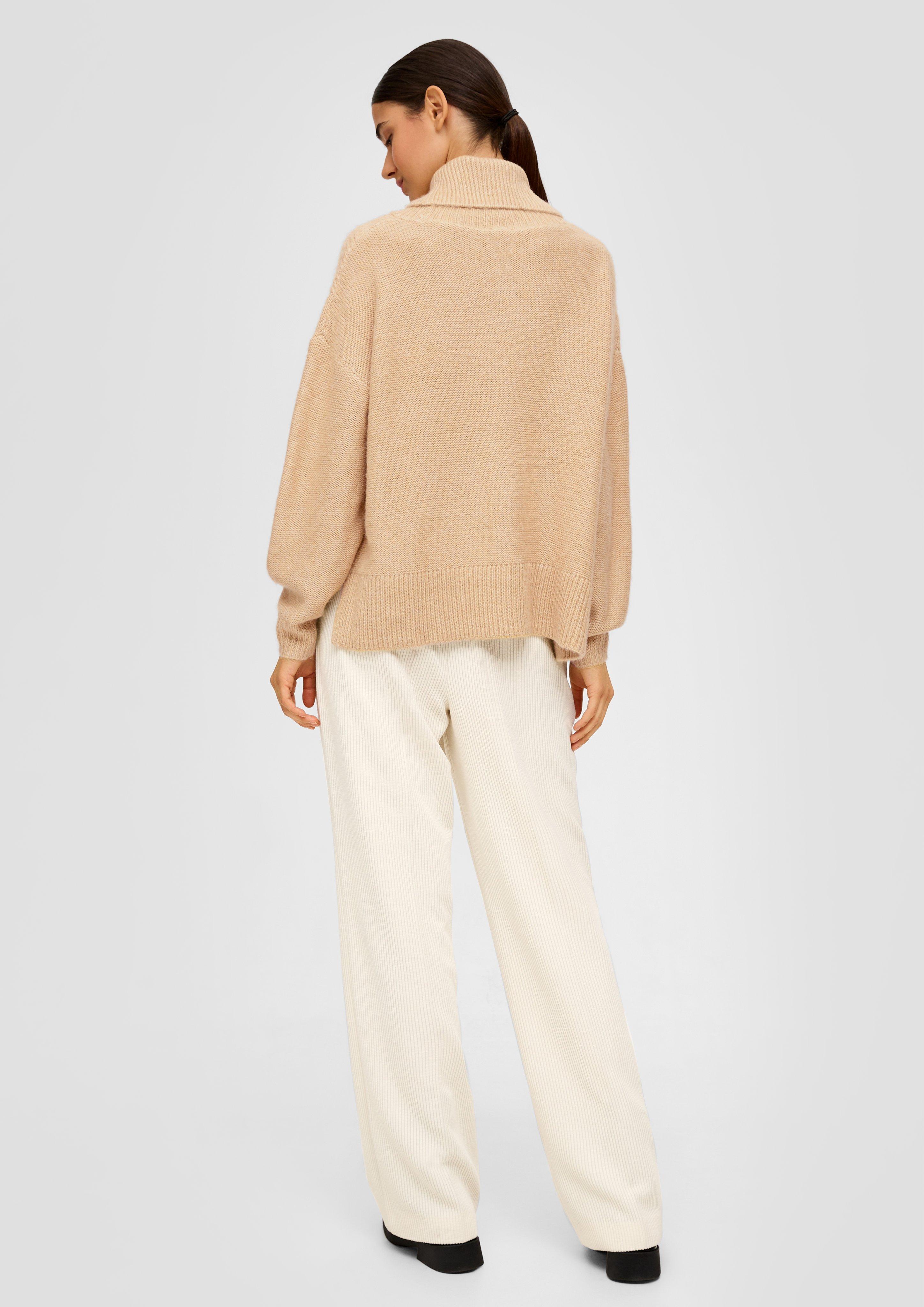 Rollkragenpullover aus Wollmix  2118893-8325