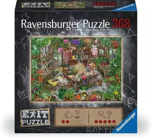 Puzzle 368 Teile - Im Gewächshaus