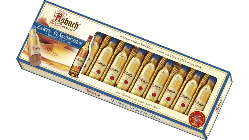 Asbach Pralinen Zarte Fläschchen Vollmilch 150 g