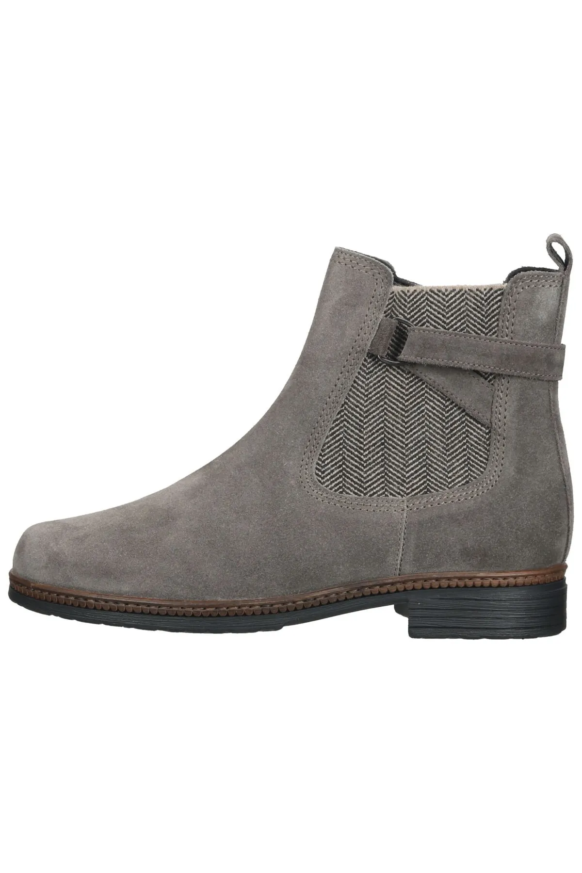GABOR  Stiefelette - Grau - Blockabsatz