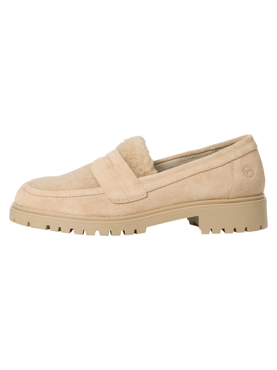 TAMARIS Komfort Schnürer beige TAMARIS