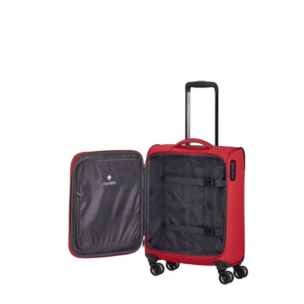 Travelite CHIOS Kabinengepäck mit 4 Rollen - Rot