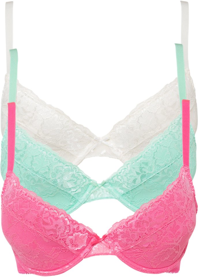 Push up BH mit Bügel (3er Pack)