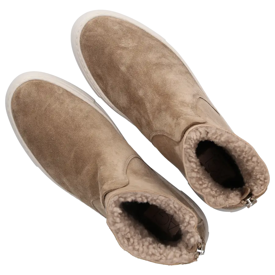 AGL Attilio Giusti Leombruni - Klassische Stiefeletten MEGHAN WARM Kalbsveloursleder - grau