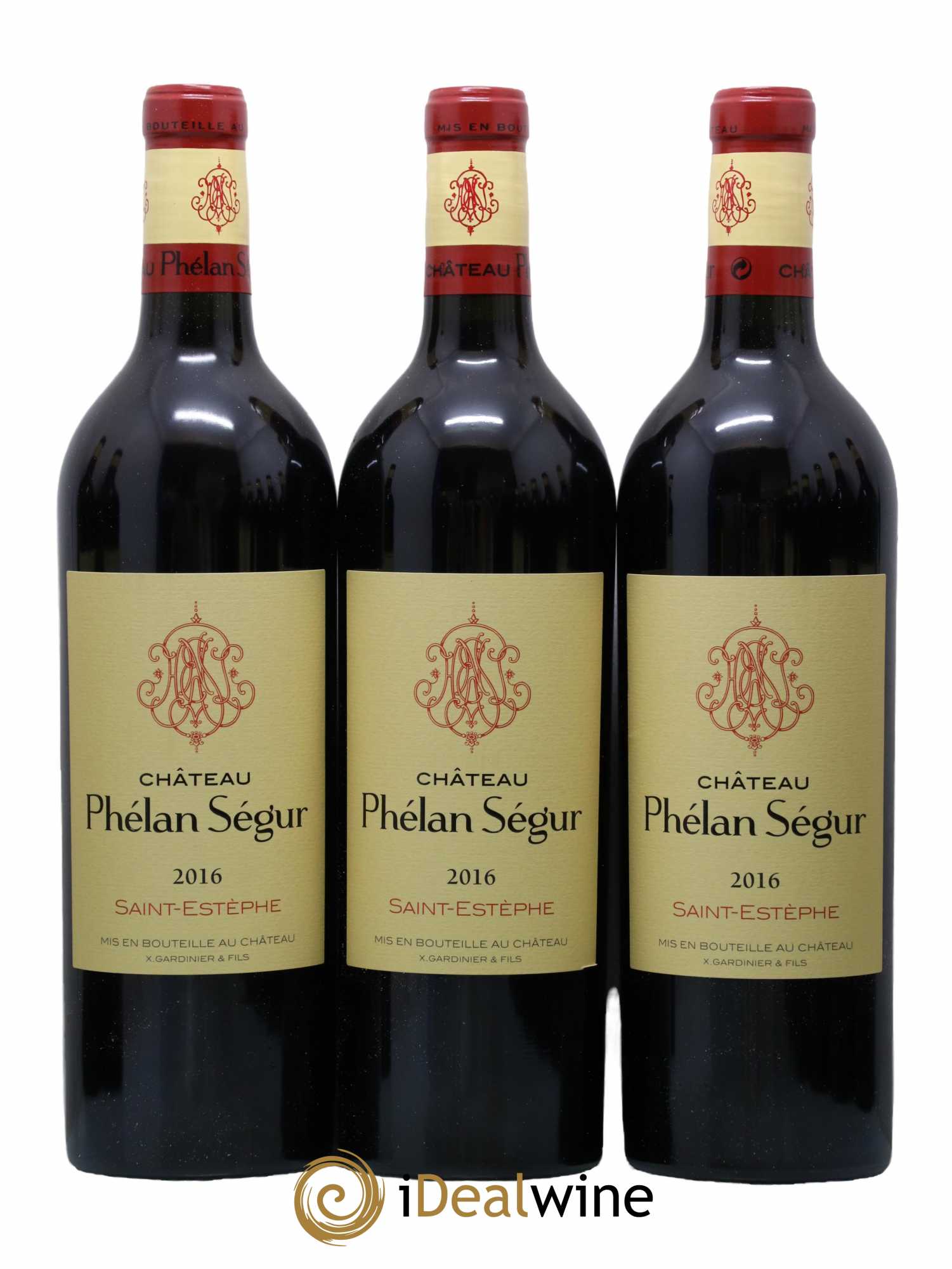 Château Phélan Ségur  2016 - Lot de 12 Bouteilles