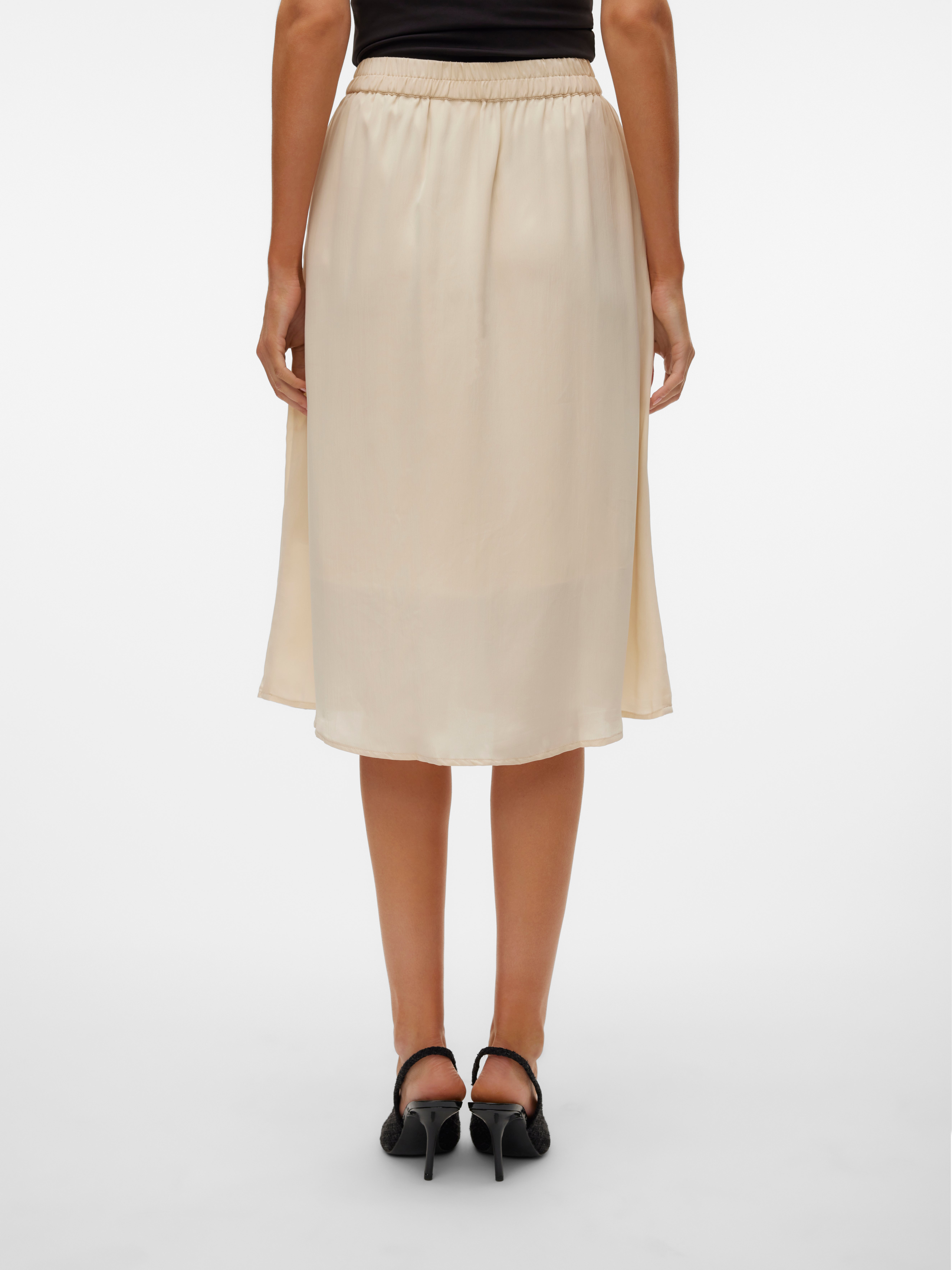 VMSUNNY Hohe Taille Midirock