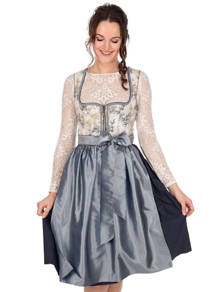 MarJo Midi Dirndl BEA in beige günstig kaufen
