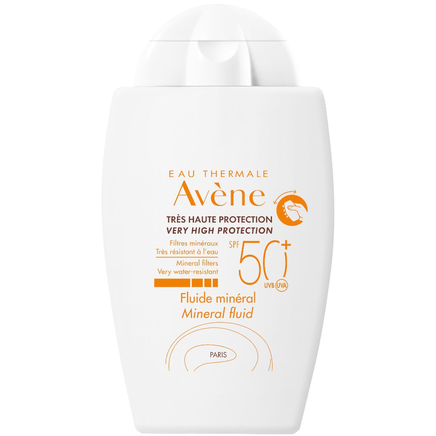 Eau Thermale Avène Protection Solaire Fluide Minéral SPF50+ Visage - Peaux Intolérantes 40 ml