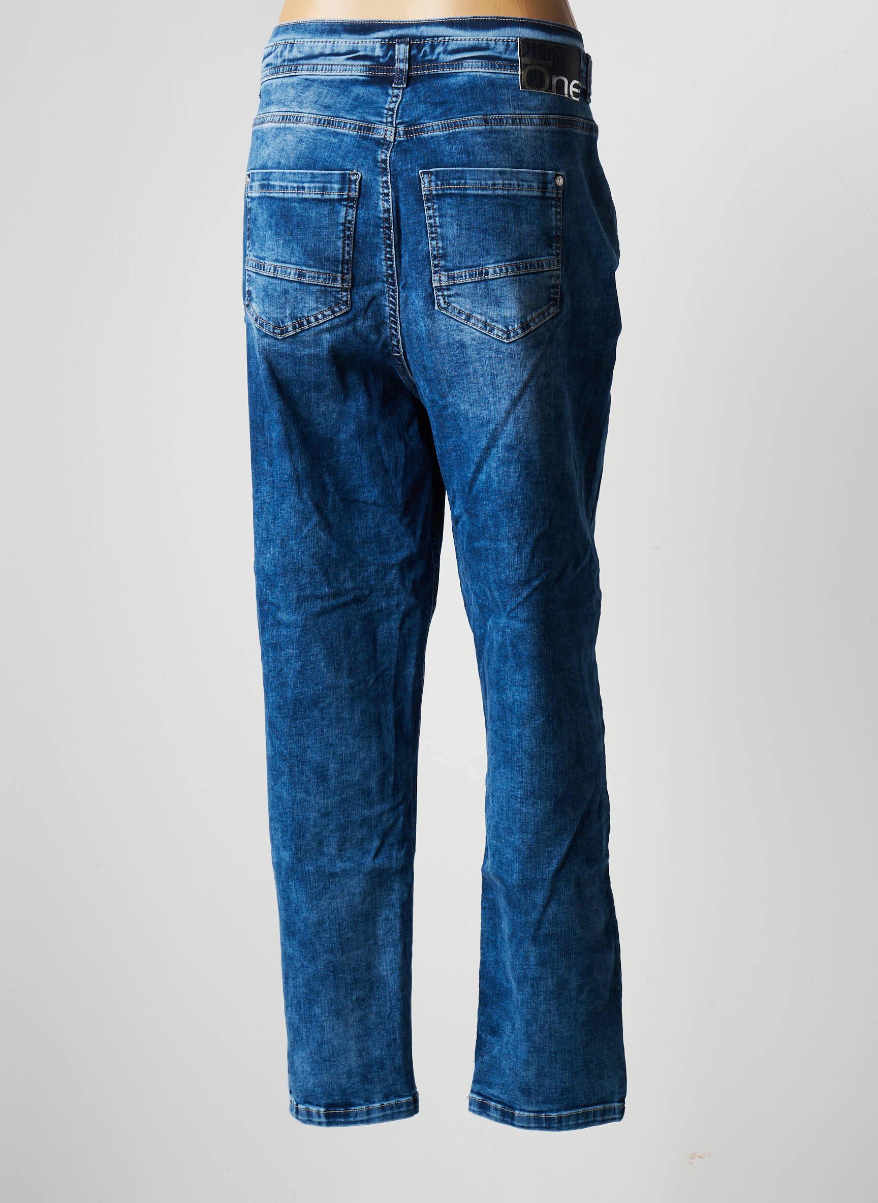 Street One Jeans Coupe Slim Femme couleur bleu