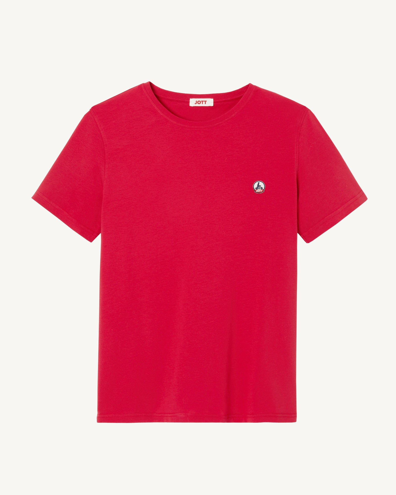T-shirt homme en coton biologique Rouge Pietro