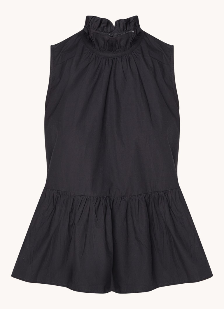 French Connection Rhodes tunic with stand-up collar