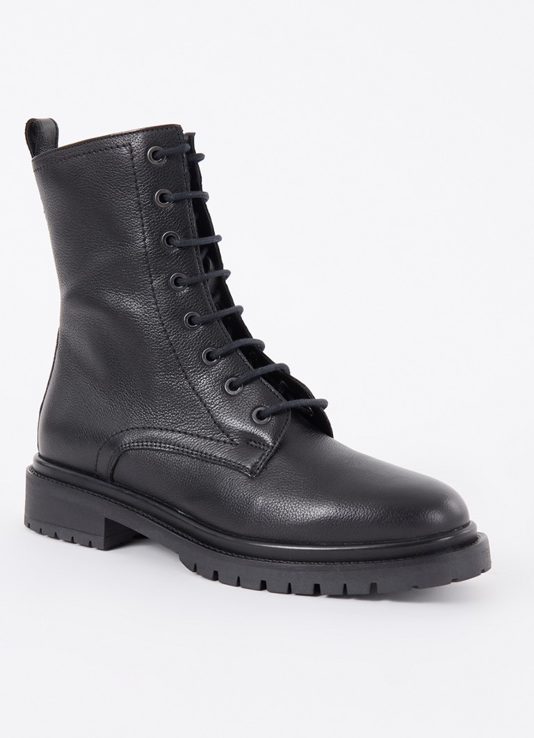 Dune London  Prestonne veterboot van leer